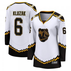 Women's Fanatics Branded Boston Bruins Gord Kluzak White Special Edition 2.0 Jersey - Breakaway