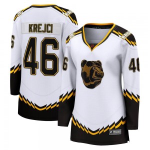 Women's Fanatics Branded Boston Bruins David Krejci White Special Edition 2.0 Jersey - Breakaway