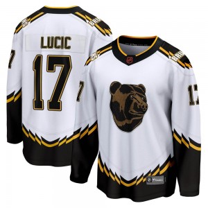 Youth Fanatics Branded Boston Bruins Milan Lucic White Special Edition 2.0 Jersey - Breakaway