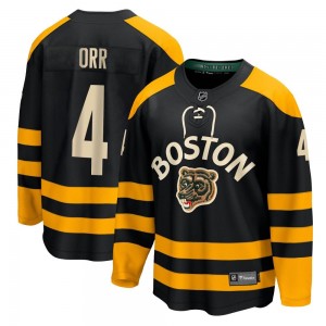 Men's Fanatics Branded Boston Bruins Bobby Orr Black 2023 Winter Classic Jersey - Breakaway