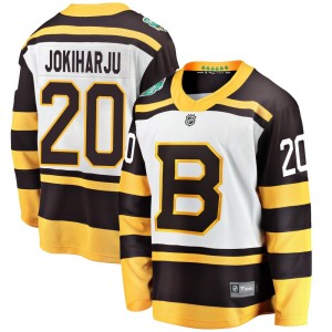 Youth Fanatics Branded Boston Bruins Henri Jokiharju White 2019 Winter Classic Jersey - Breakaway