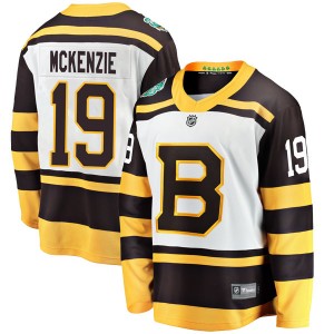 Youth Fanatics Branded Boston Bruins Johnny Mckenzie White 2019 Winter Classic Jersey - Breakaway