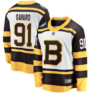 Youth Fanatics Branded Boston Bruins Marc Savard White 2019 Winter Classic Jersey - Breakaway