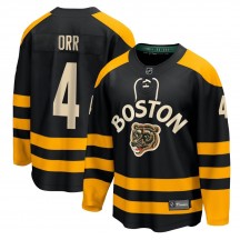 Youth Fanatics Branded Boston Bruins Bobby Orr Black 2023 Winter Classic Jersey - Breakaway