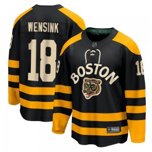 Youth Fanatics Branded Boston Bruins John Wensink Black 2023 Winter Classic Jersey - Breakaway