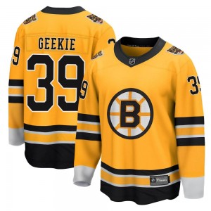 Youth Fanatics Branded Boston Bruins Morgan Geekie Gold 2020/21 Special Edition Jersey - Breakaway