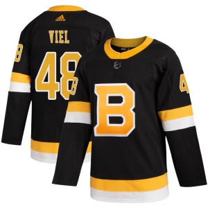 Youth Adidas Boston Bruins Jeffrey Viel Black Alternate Jersey - Authentic