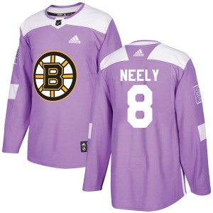 Youth Adidas Boston Bruins Cam Neely Purple Fights Cancer Practice Jersey - Authentic