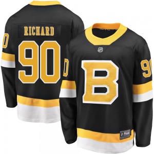 Men's Fanatics Branded Boston Bruins Anthony Richard Black Breakaway Alternate Jersey - Premier