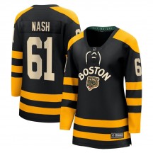 Women's Fanatics Branded Boston Bruins Rick Nash Black 2023 Winter Classic Jersey - Breakaway