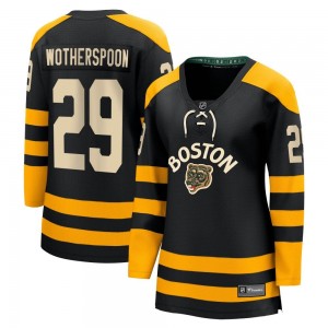 Women's Fanatics Branded Boston Bruins Parker Wotherspoon Black 2023 Winter Classic Jersey - Breakaway