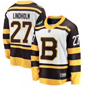Men's Fanatics Branded Boston Bruins Hampus Lindholm White 2019 Winter Classic Jersey - Breakaway
