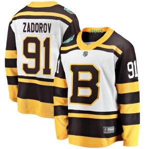Men's Fanatics Branded Boston Bruins Nikita Zadorov White 2019 Winter Classic Jersey - Breakaway