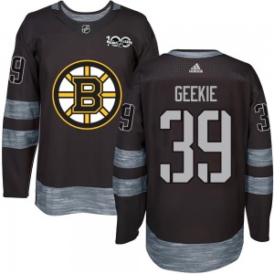 Youth Boston Bruins Morgan Geekie Black 1917-2017 100th Anniversary Jersey - Authentic