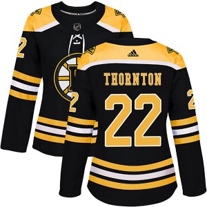 Women's Adidas Boston Bruins Shawn Thornton Black Home Jersey - Authentic