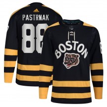 Youth Adidas Boston Bruins David Pastrnak Black 2023 Winter Classic Jersey - Authentic