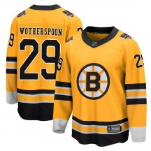 Men's Fanatics Branded Boston Bruins Parker Wotherspoon Gold 2020/21 Special Edition Jersey - Breakaway