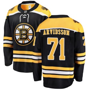 Youth Fanatics Branded Boston Bruins Viktor Arvidsson Black Home Jersey - Breakaway
