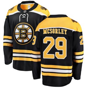 Youth Fanatics Branded Boston Bruins Marty Mcsorley Black Home Jersey - Breakaway